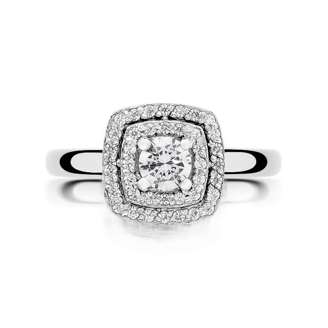 Inel Aur 14K cu Diamante Naturale 0.50 ct, imaginea 8 din 12