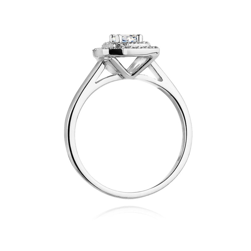 Inel Aur 14K cu Diamante Naturale 0.50 ct, imaginea 9 din 12