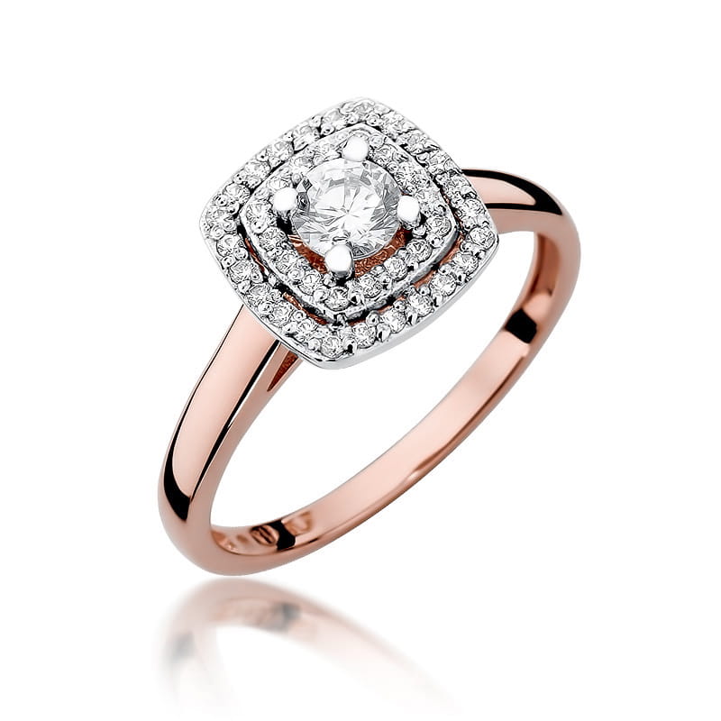 Inel Aur 14K cu Diamante Naturale 0.50 ct, imaginea 10 din 12