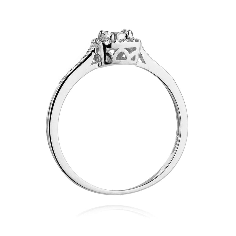 Inel Aur 14K cu Diamante Naturale 0.21 ct, imaginea 6 din 11