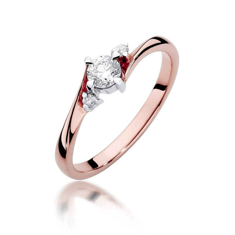 Inel Aur 14K cu Diamante Naturale 0.27 ct, imaginea 8 din 10
