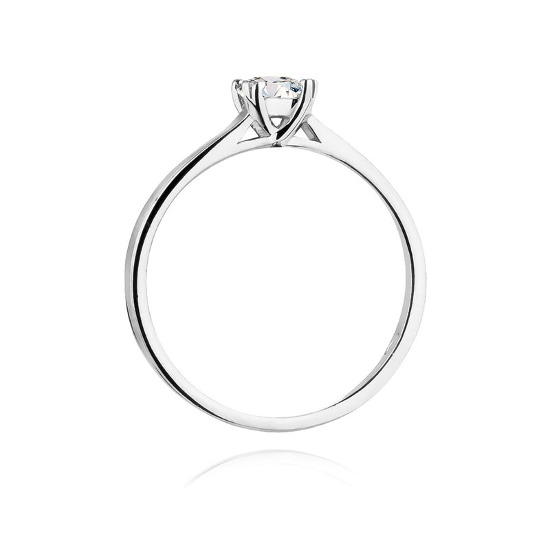 Inel Aur 14K cu Diamant Natural 0.30 ct, imaginea 6 din 11