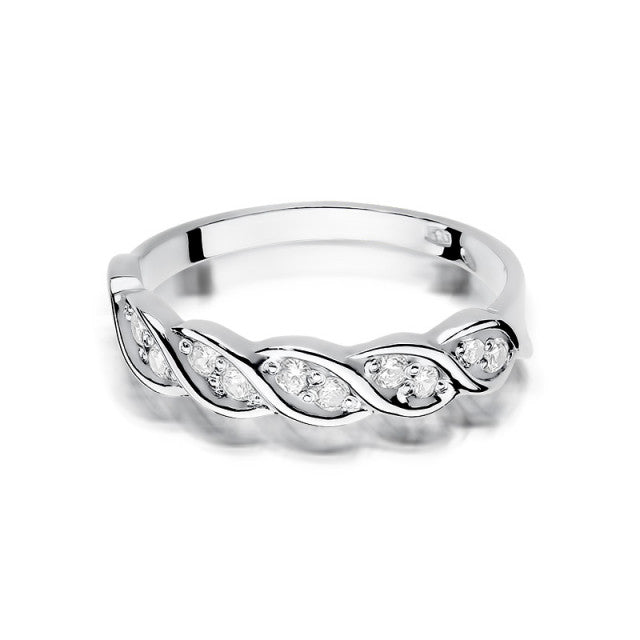 Inel Aur 14K cu Diamante Naturale 0.20 ct, imaginea 5 din 11