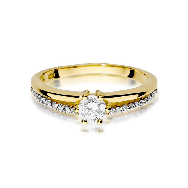 Inel Aur 14K cu Diamante Naturale 0.40 ct, imaginea 2 din 11