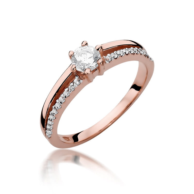 Inel Aur 14K cu Diamante Naturale 0.40 ct, imaginea 8 din 11