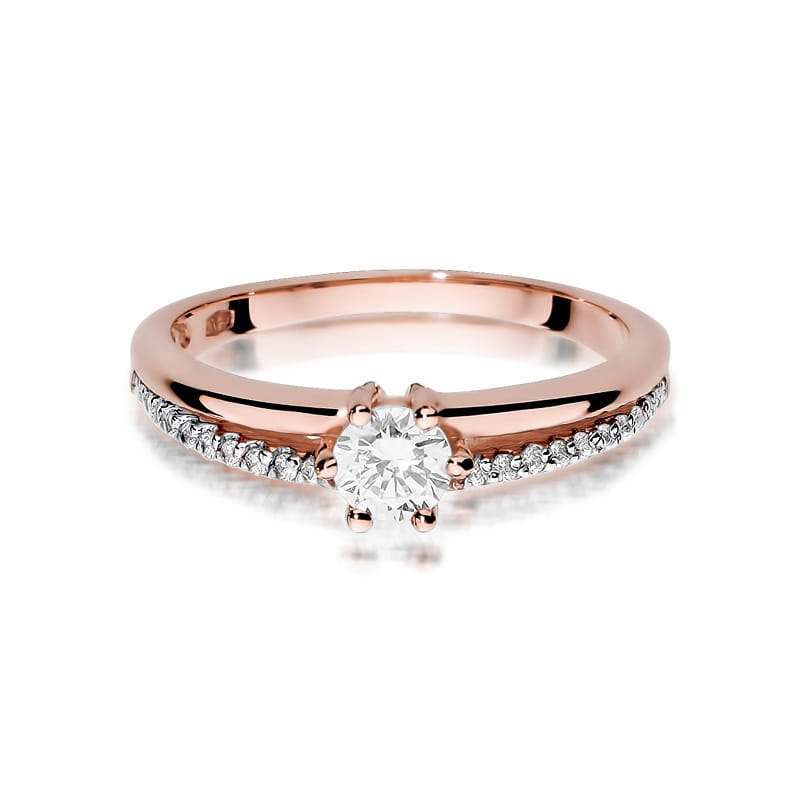 Inel Aur 14K cu Diamante Naturale 0.40 ct, imaginea 9 din 11