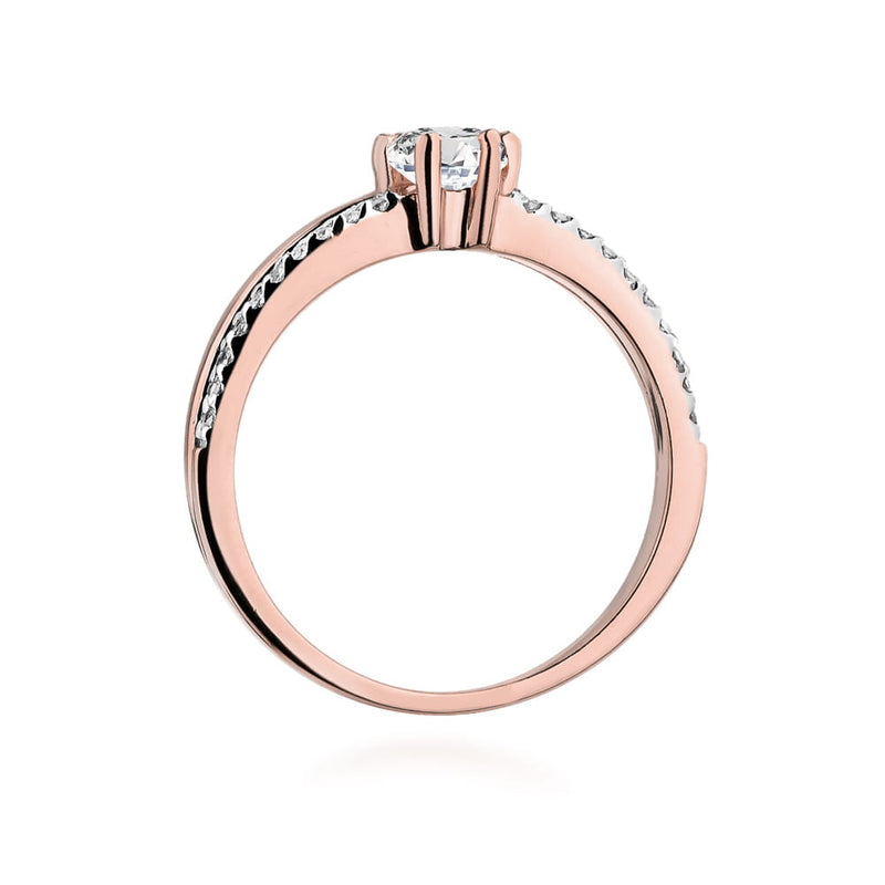 Inel Aur 14K cu Diamante Naturale 0.40 ct, imaginea 10 din 11