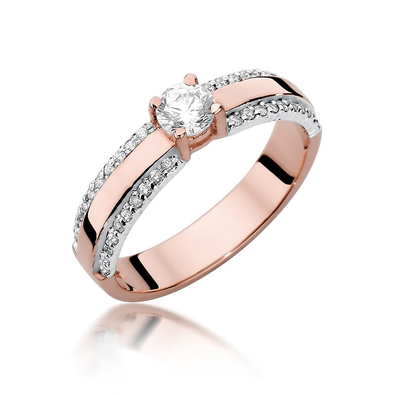 Inel Aur 14K cu Diamante Naturale 0.45 ct, imaginea 5 din 12