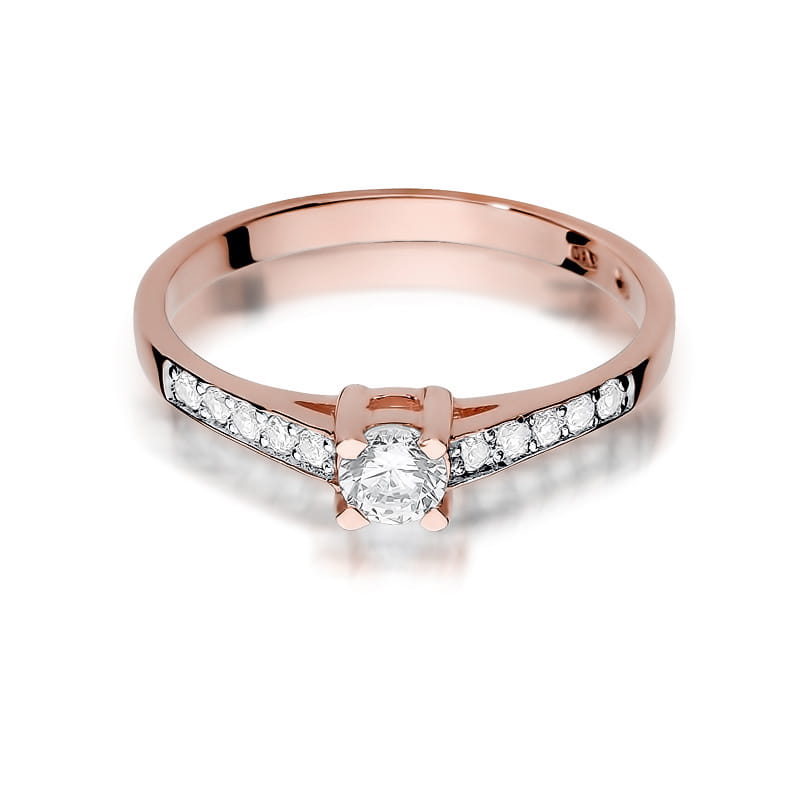 Inel Aur 14K cu Diamante Naturale 0.45 ct, imaginea 9 din 10