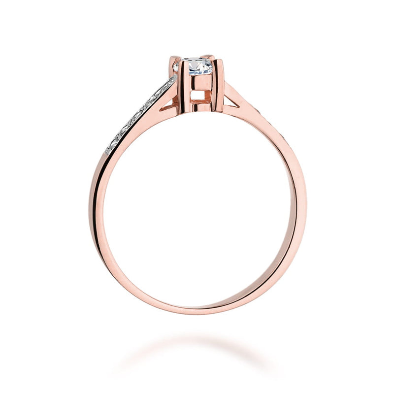 Inel Aur 14K cu Diamante Naturale 0.45 ct, imaginea 10 din 10