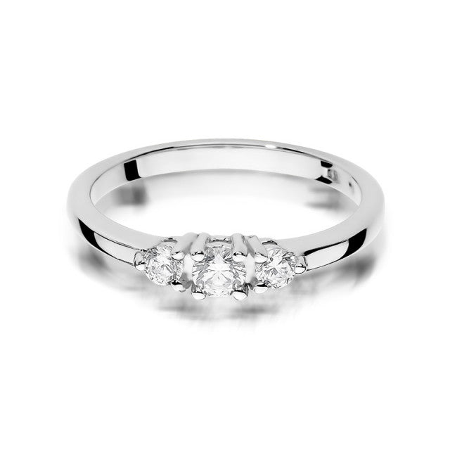 Inel Aur 14K cu Diamante Naturale 0.33 ct, imaginea 5 din 10