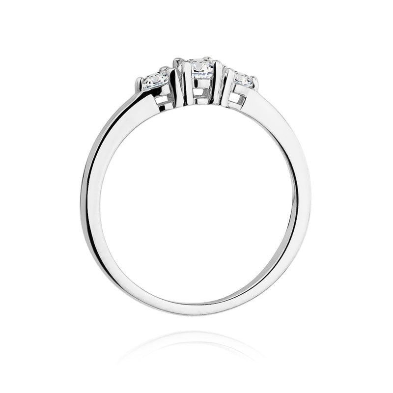 Inel Aur 14K cu Diamante Naturale 0.33 ct, imaginea 6 din 10