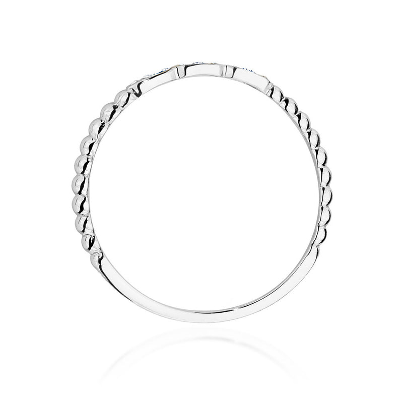 Inel Aur 14K cu Diamante Naturale 0.03 ct, imaginea 6 din 9