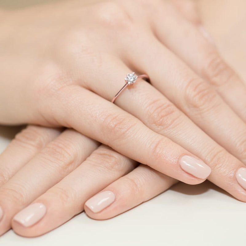 Inel Aur 14K cu Diamant Natural 0.23 ct, imaginea 11 din 11