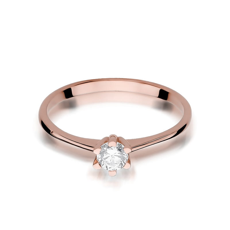 Inel Aur 14K cu Diamant Natural 0.23 ct, imaginea 9 din 11