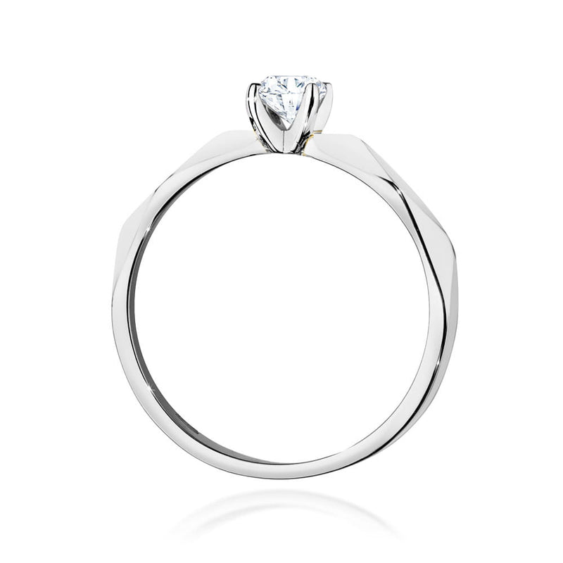 Inel Aur 14K cu Diamant Natural 0.20 ct, imaginea 11 din 12