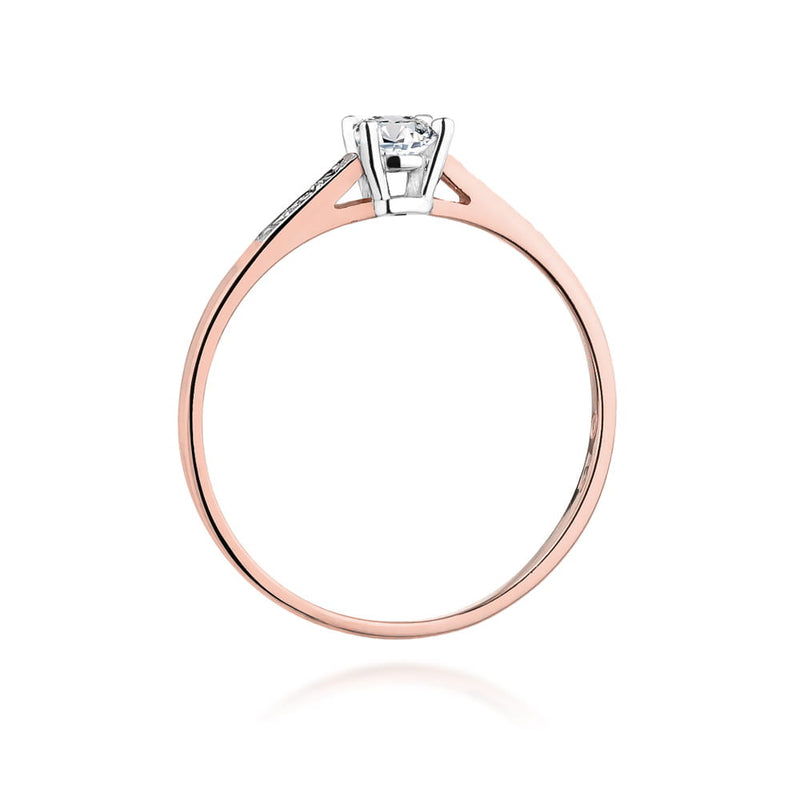 Inel Aur 14K cu Diamante Naturale 0.21 ct, imaginea 10 din 10
