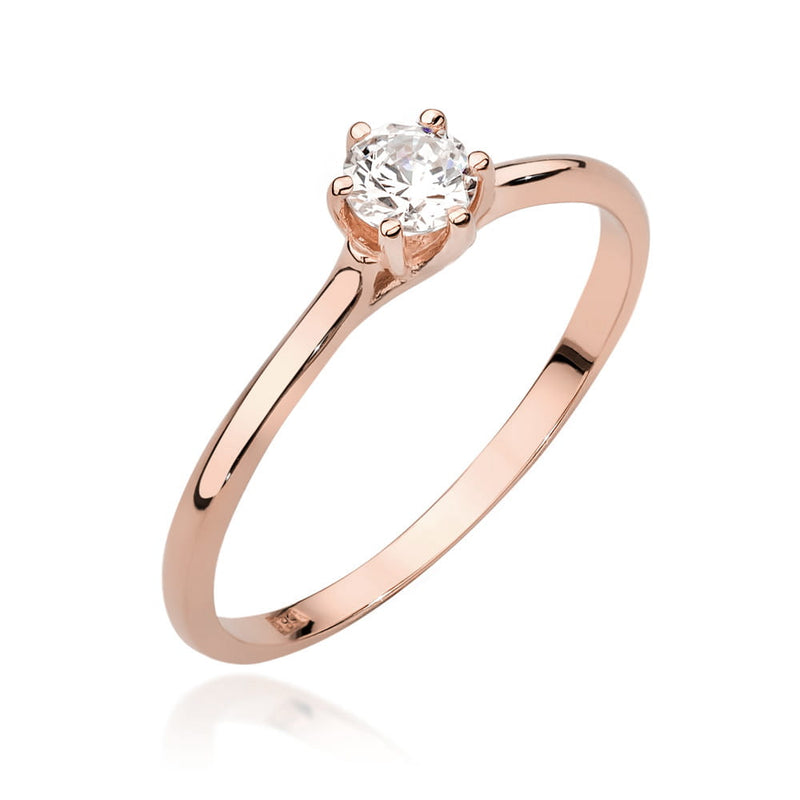 Inel Aur 14K cu Diamante Naturale 0.21 ct, imaginea 7 din 9