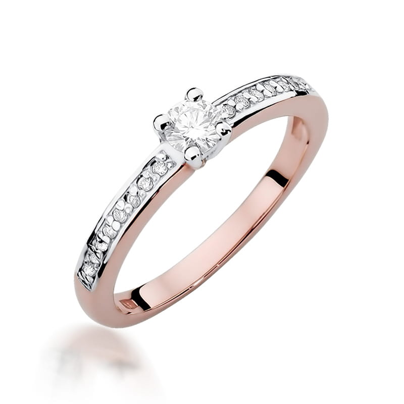Inel Aur 14K cu Diamante Naturale 0.28 ct, imaginea 8 din 11