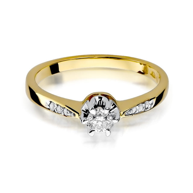 Inel Aur 14K cu Diamante Naturale 0.25 ct, imaginea 2 din 11