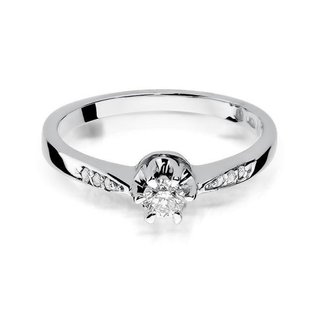 Inel Aur 14K cu Diamante Naturale 0.25 ct, imaginea 5 din 11