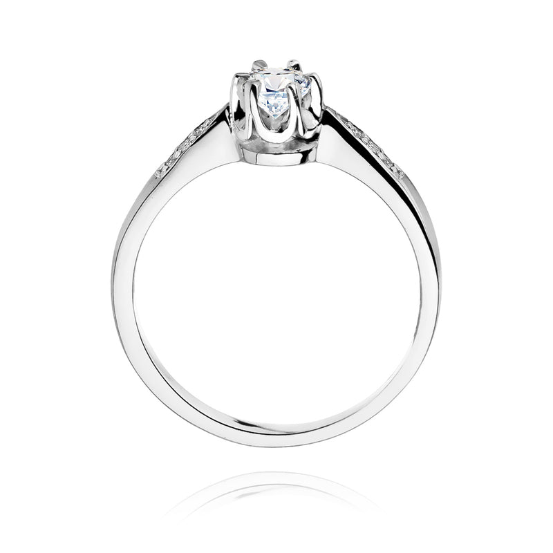 Inel Aur 14K cu Diamante Naturale 0.25 ct, imaginea 6 din 11