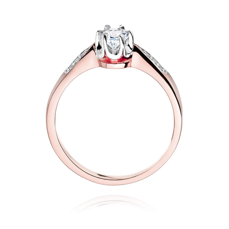 Inel Aur 14K cu Diamante Naturale 0.25 ct, imaginea 10 din 11