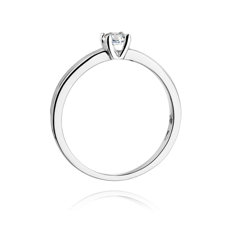 Inel Aur 14K cu Diamant Natural 0.20 ct, imaginea 6 din 11