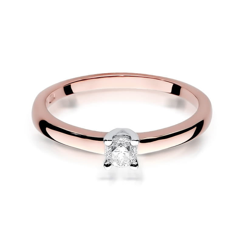 Inel Aur 14K cu Diamant Natural 0.20 ct, imaginea 9 din 11