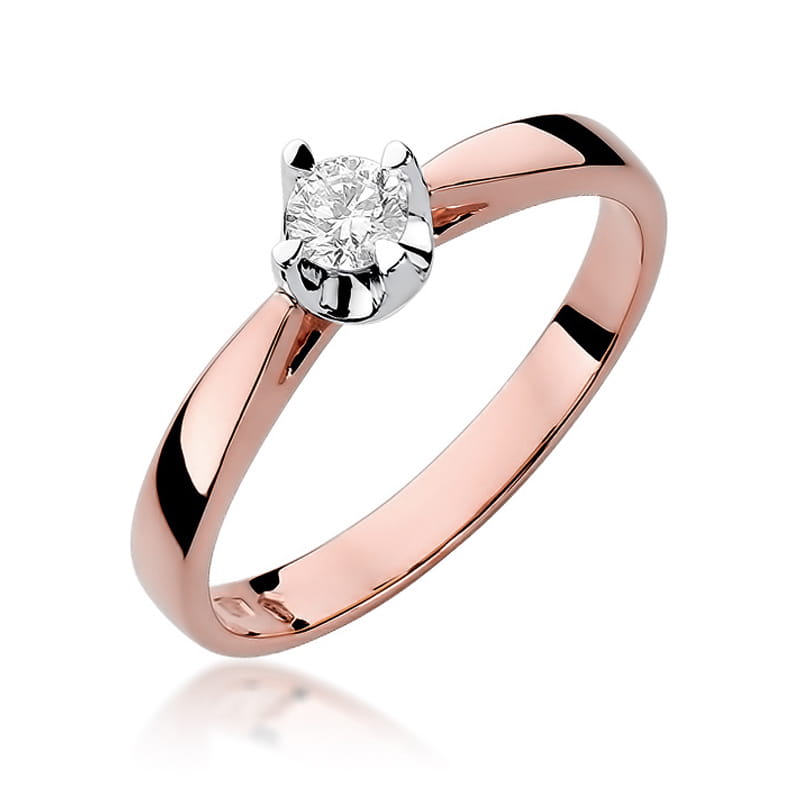 Inel Aur 14K cu Diamant Natural 0.20 ct, imaginea 8 din 11