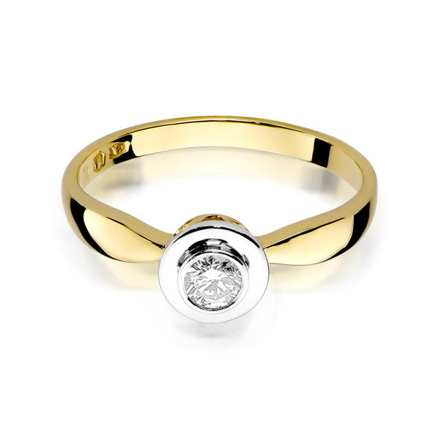 Inel Aur 14K cu Diamant Natural 0.20 ct, imaginea 2 din 11