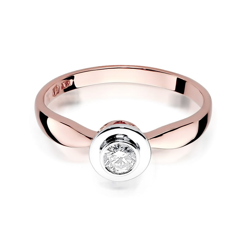 Inel Aur 14K cu Diamant Natural 0.20 ct, imaginea 9 din 11