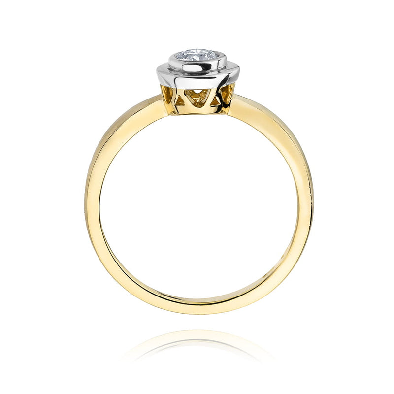Inel Aur 14K cu Diamant Natural 0.30 ct, imaginea 3 din 11