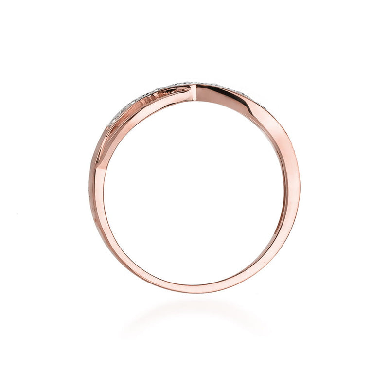 Inel Aur 14K cu Diamante Naturale 0.06 ct, imaginea 11 din 11