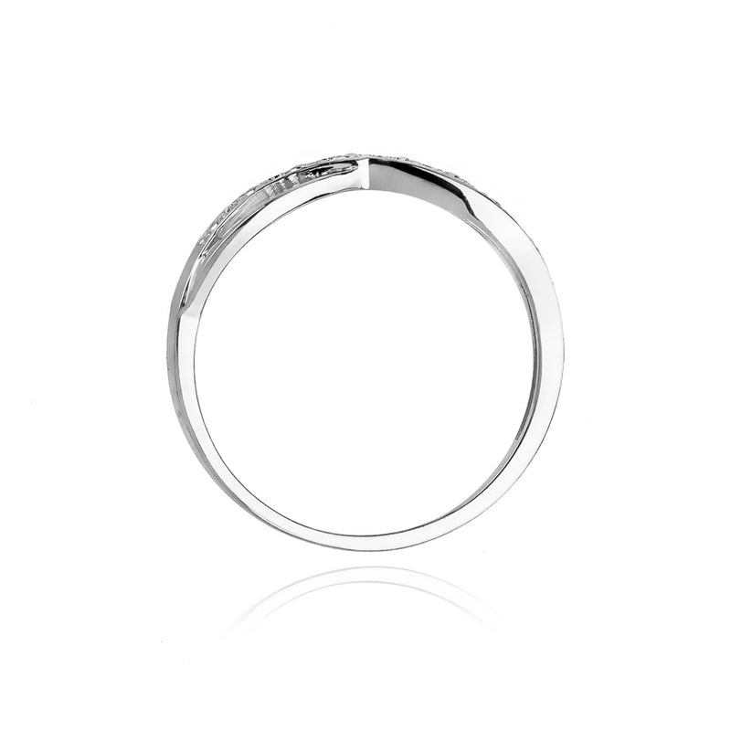 Inel Aur 14K cu Diamante Naturale 0.06 ct, imaginea 6 din 11