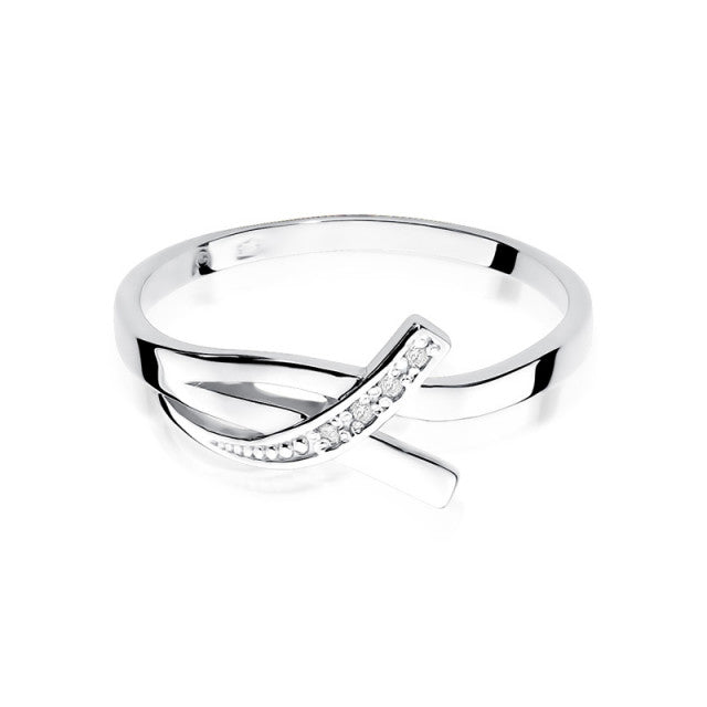 Inel Aur 14K cu Diamante Naturale 0.02 ct, imaginea 5 din 11