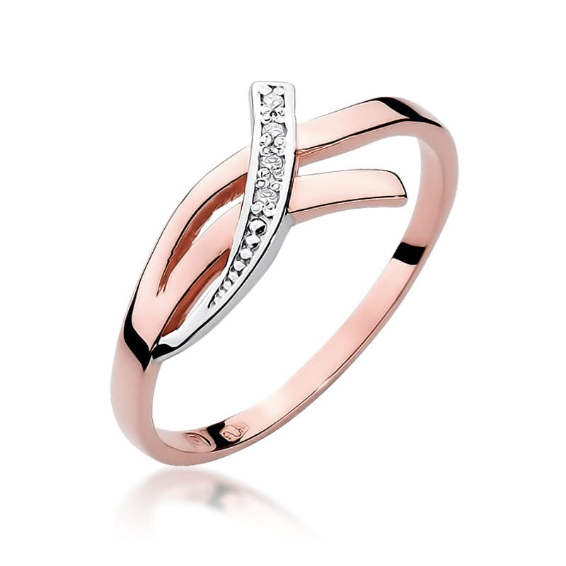 Inel Aur 14K cu Diamante Naturale 0.02 ct, imaginea 8 din 11