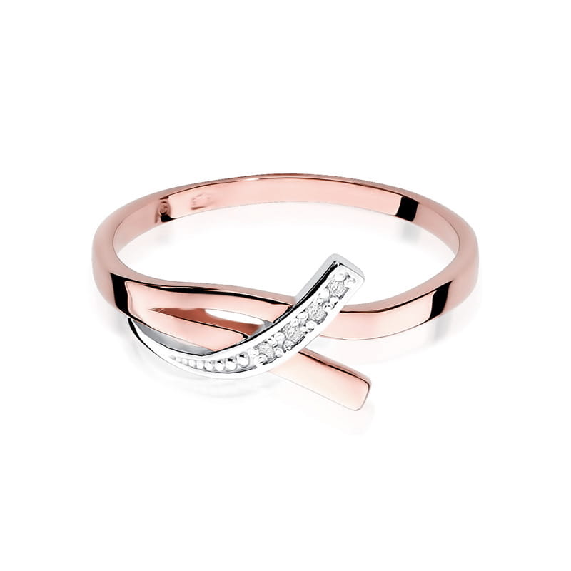 Inel Aur 14K cu Diamante Naturale 0.02 ct, imaginea 9 din 11