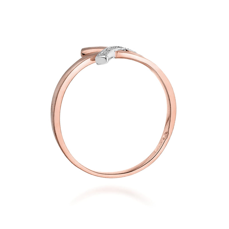 Inel Aur 14K cu Diamante Naturale 0.02 ct, imaginea 10 din 11
