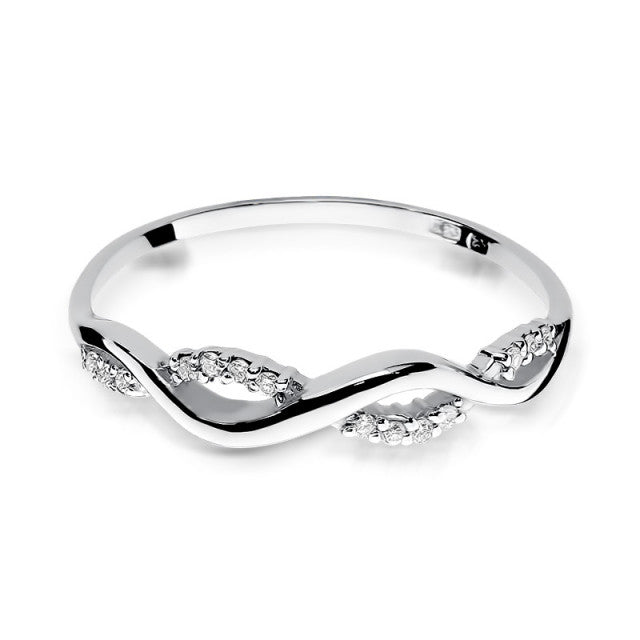Inel Aur 14K cu Diamante Naturale 0.07 ct, imaginea 5 din 11