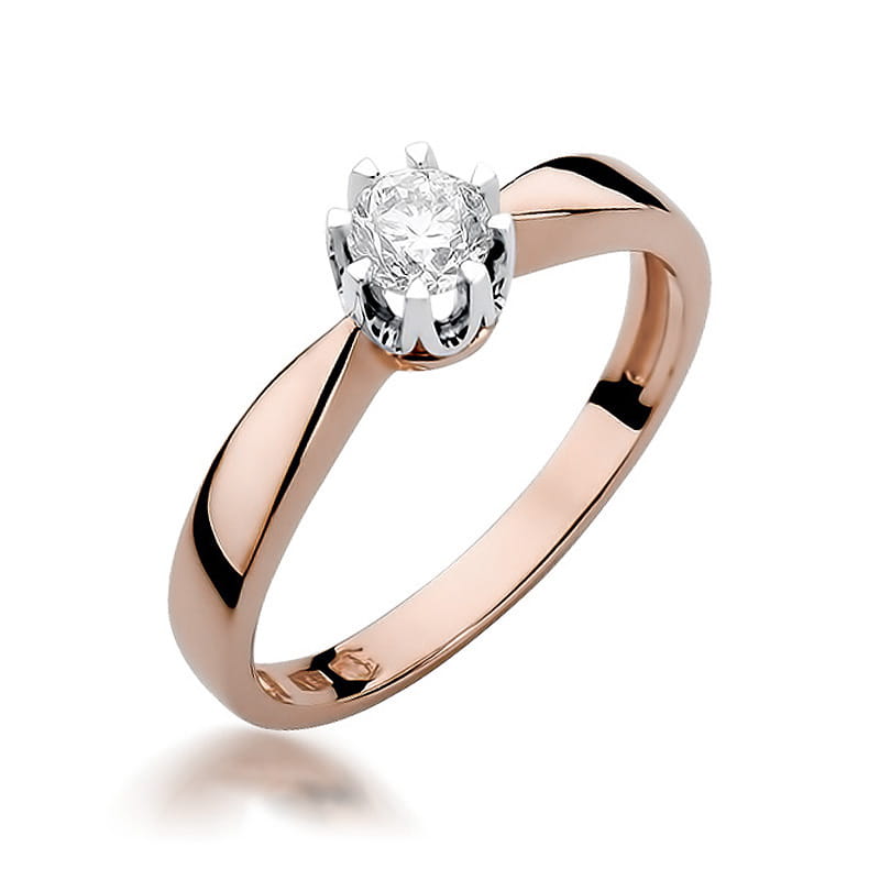 Inel Aur 14K cu Diamant Natural 0.30 ct, imaginea 8 din 10