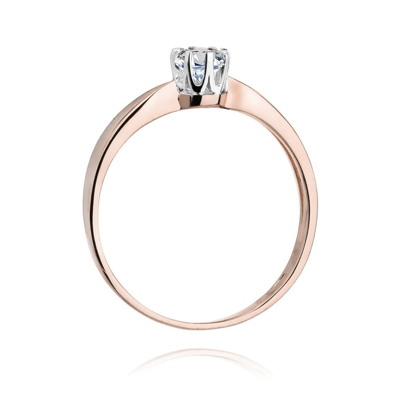 Inel Aur 14K cu Diamant Natural 0.30 ct, imaginea 10 din 10