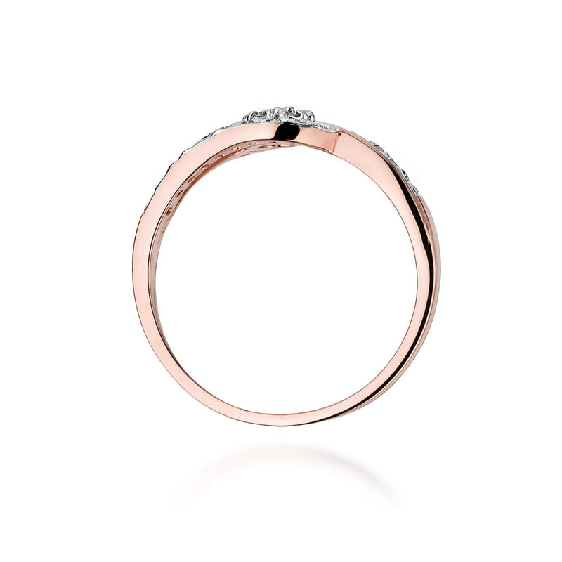 Inel Aur 14K cu Diamante Naturale 0.17 ct, imaginea 9 din 11