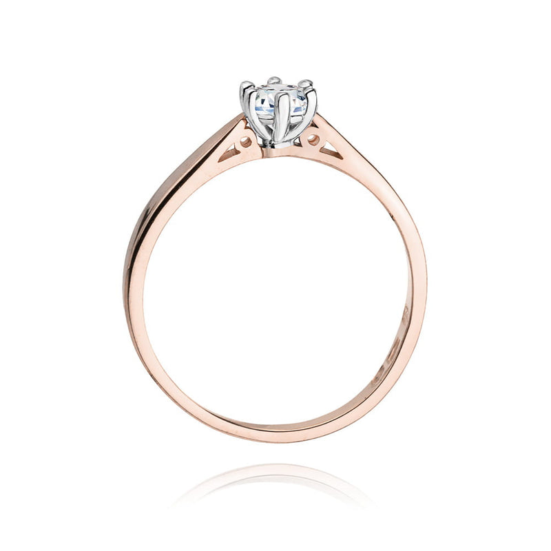 Inel Aur 14K cu Diamant Natural 0.25 ct, imaginea 9 din 9