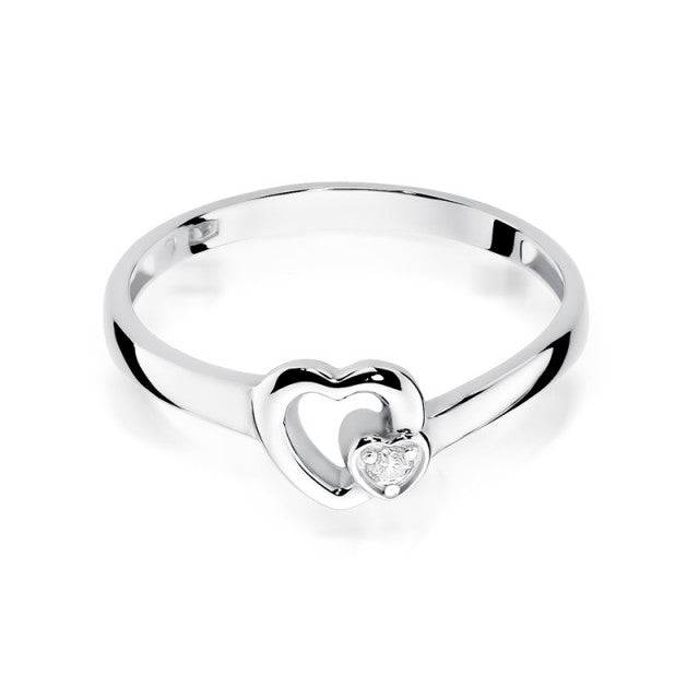 Inel Aur 14K cu Diamant Natural 0.02 ct, imaginea 5 din 11