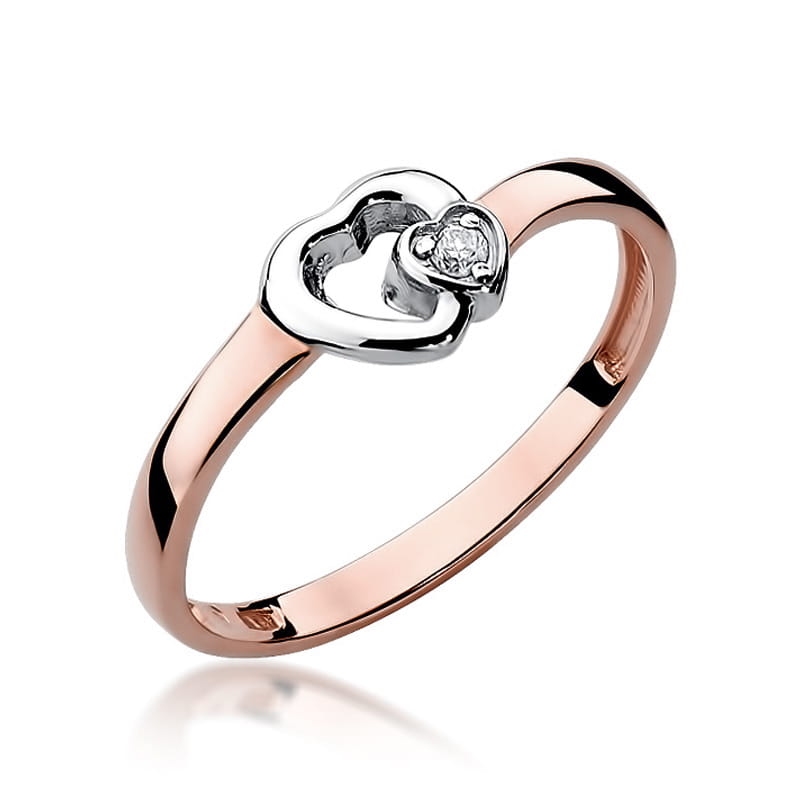 Inel Aur 14K cu Diamant Natural 0.02 ct, imaginea 8 din 11