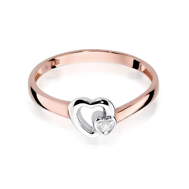 Inel Aur 14K cu Diamant Natural 0.02 ct, imaginea 9 din 11
