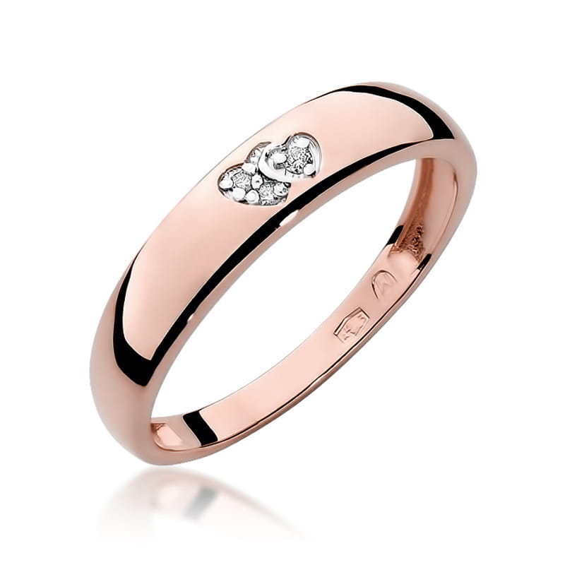 Inel Aur 14K cu Diamante Naturale 0.02 ct, imaginea 11 din 11
