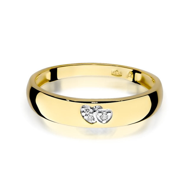 Inel Aur 14K cu Diamante Naturale 0.02 ct, imaginea 2 din 11