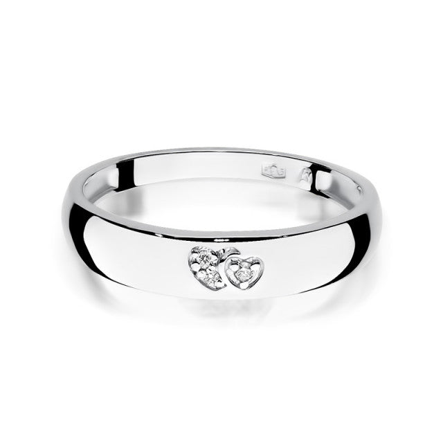 Inel Aur 14K cu Diamante Naturale 0.02 ct, imaginea 5 din 11